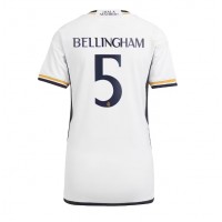 Fotballdrakt Dame Real Madrid Jude Bellingham #5 Hjemmedrakt 2023-24 Kortermet